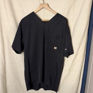 Black Carhartt Scrub Top
